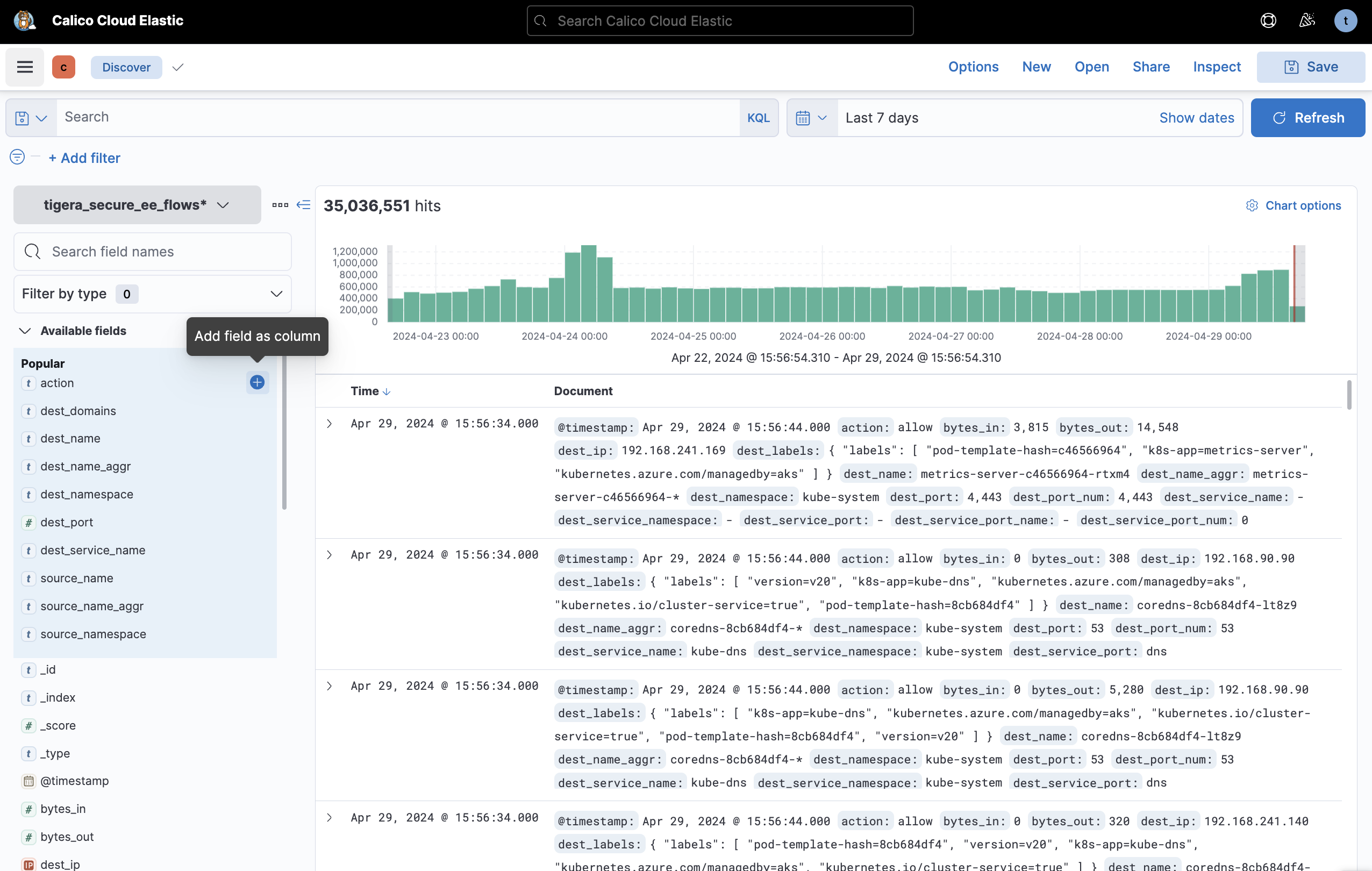 Kibana egress access